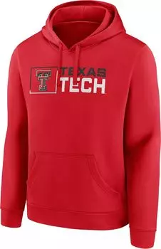 Мужская красная толстовка с капюшоном NCAA Texas Tech Red Raiders