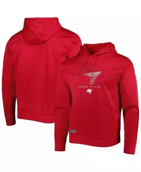 Мужская красная толстовка с капюшоном tampa bay buccaneers combine authentic watson pullover New Era, красный