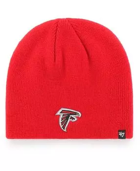 Мужская красная вязаная шапка с логотипом Atlanta Falcons Secondary '47 Brand