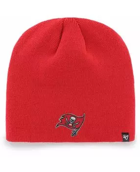 Мужская красная вязаная шапка с логотипом Tampa Bay Buccaneers Primary '47 Brand