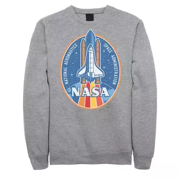 Мужская красочная синяя толстовка космического корабля "Земля" NASA Licensed Character