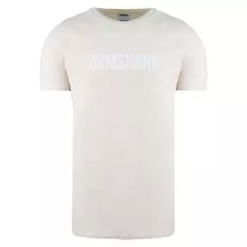 Мужская кремовая футболка Apollo Gymshark, бежевый