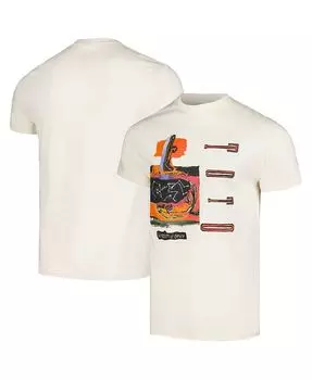 Мужская кремовая футболка с рисунком Toto Kingdom of Desire Manhead Merch, слоновая кость/кремовый