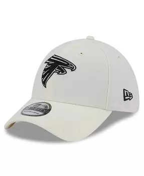 Мужская кремовая кепка Atlanta Falcons Chrome Collection 39THIRTY Flex Hat New Era