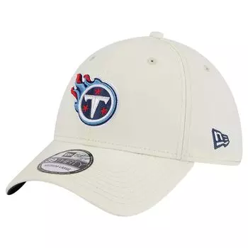 Мужская кремовая кепка New Era Tennessee Titans Classic 39THIRTY Flex Hat