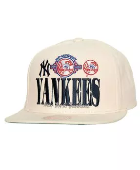 Мужская кремовая кепка New York Yankees Reframe Retro Snapback Mitchell & Ness