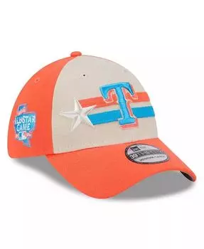 Мужская кремовая кепка Texas Rangers Матча всех звезд MLB 2024 39THIRTY Flex Hat New Era, бежевый