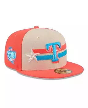 Мужская кремовая кепка Texas Rangers Матча всех звезд MLB 2024 59FIFTY New Era, бежевый