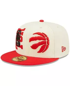 Мужская кремовая красная кепка Toronto Raptors NBA Draft 59FIFTY 2022 New Era