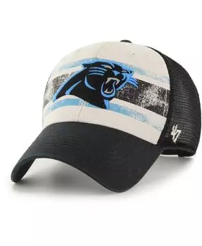 Мужская кремовая регулируемая кепка Carolina Panthers Breakout MVP Trucker '47 Brand