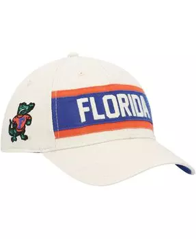 Мужская кремовая регулируемая кепка Florida Gators Crossroad MVP '47 Brand