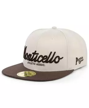 Мужская кремовая регулируемая кепка Monticello Athletic Association Black Fives Snapback Physical Culture