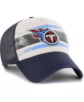 Мужская кремовая регулируемая кепка Tennessee Titans Breakout MVP Trucker '47 Brand