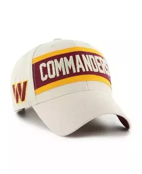 Мужская кремовая регулируемая кепка Washington Commanders Crossroad MVP '47 Brand, слоновая кость/кремовый