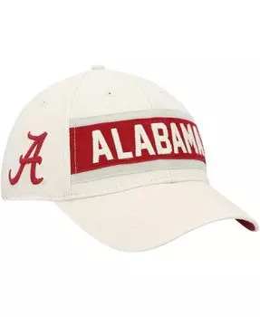 Мужская кремовая регулируемая шапка Alabama Crimson Tide Crossroad MVP '47 Brand