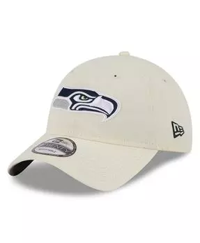 Мужская кремовая регулируемая шапка Seattle Seahawks Core Classic 2.0 9TWENTY New Era