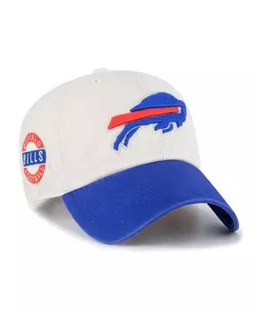 Мужская кремовая регулируемая шляпа Royal Buffalo Bills '47 с боковым шагом и очисткой '47 Brand
