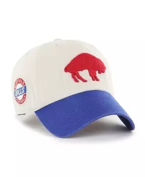 Мужская кремовая регулируемая шляпа Royal Buffalo Bills '47 с боковым шагом и очисткой '47 Brand