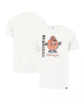 Мужская кремовая рваная футболка Syracuse Orange Phase Out Franklin '47 Brand, тан/бежевый