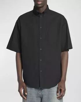 Мужская крипто-футболка оверсайз Balenciaga, цвет 1055 Washed Black