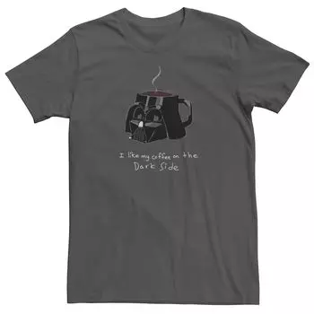 Мужская кружка Дарт Вейдер, футболка I Like My Coffee On The Dark Side Star Wars