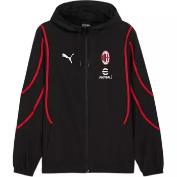 Мужская куртка AC Milan, черный/красный Puma