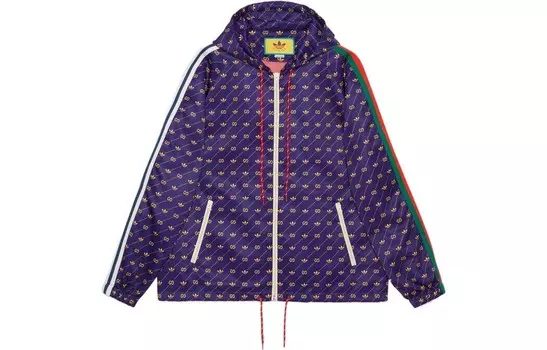 Мужская куртка Adidas X ADIDAS Фиолетовая Gucci, фиолетовый