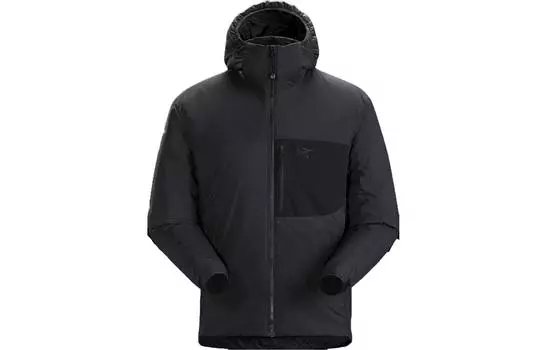 Куртка мужская Arcteryx с логотипом на кармане, черный