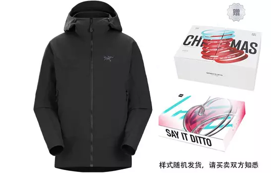 Куртка мужская Arcteryx Gamma Series с капюшоном, черный