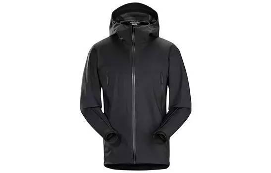 Куртка мужская Arcteryx Alpha Series с капюшоном, черный