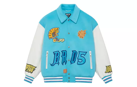 Мужская куртка Badfive Bachelor Blue Off-White Lining, цвет Bachelor Blue Off-White