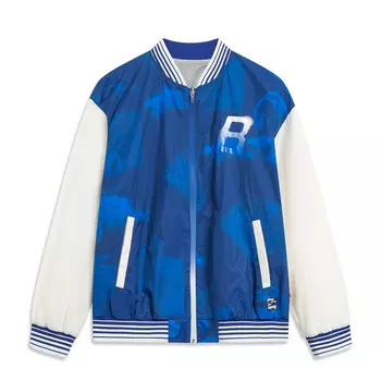 Мужская куртка Badfive Shadow Purple Blue с полным принтом Lining, синий