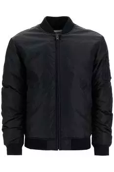 Мужская куртка-бомбер Moschino "Со временем", черный