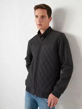 Мужская куртка-бомбер с прямым воротником LCWAIKIKI Classic