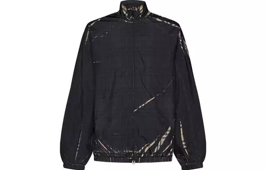 Куртка мужская Burberry, черный / бежевый