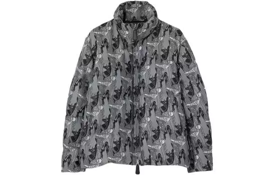 Мужская куртка Burberry, цвет Black/White