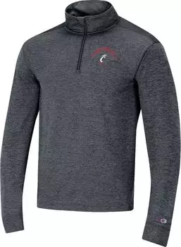 Мужская куртка Champion Cincinnati Bearcats, серебристая, на молнии 1/4