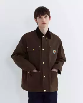 Мужская куртка Clapton, нейлоновая куртка Carhartt WIP, коричневый