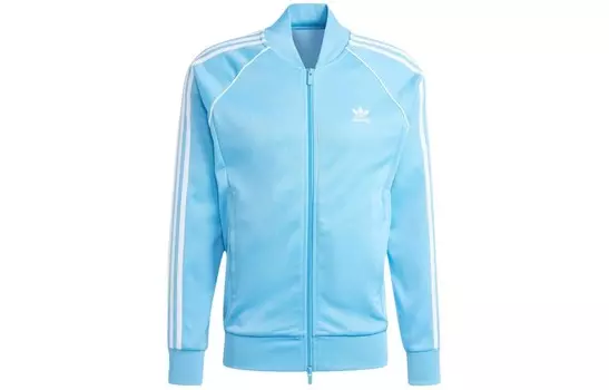 Мужская куртка Classics SST полусинего цвета Adidas Originals, голубой