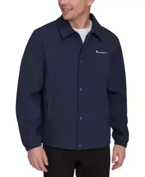 Мужская куртка Coach с логотипом Champion, синий