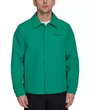 Мужская куртка Coach с логотипом Champion, зеленый