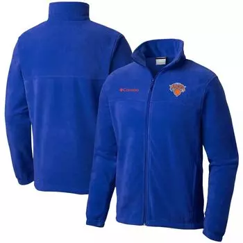Мужская куртка Columbia Blue New York Knicks Steens Mountain 2.0 с молнией во всю длину
