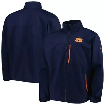 Мужская куртка Columbia Navy Auburn Tigers Ascender II с молнией во всю длину