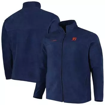 Мужская куртка Columbia Navy Detroit Tigers Big & Tall Steens Mountain с молнией во всю длину