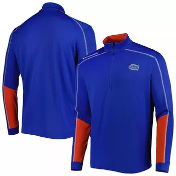 Мужская куртка Columbia Royal Florida Gators Shotgun 2.0 Omni-Wick с молнией на четверть