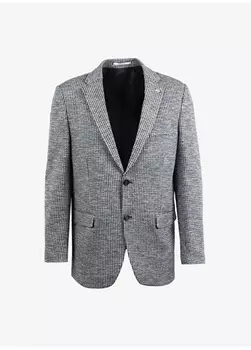 Мужская куртка Comfort Fit темно-синего цвета Beymen Business