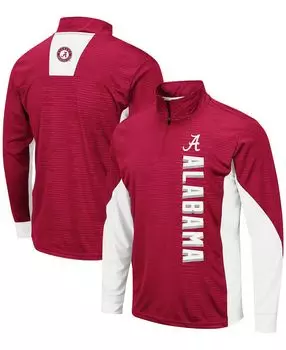 Мужская куртка crimson alabama crimson tide bart windshirt с молнией на четверть Colosseum