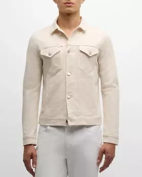 Мужская куртка Dean Trucker monfrere, цвет Vintage Blanc