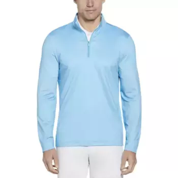 Мужская куртка для гольфа UPF 50 с молнией 1/4 Grand Slam, цвет cyan blue