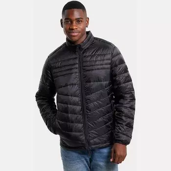 Мужская куртка герой с пуховым воротником Jack & Jones, черный
